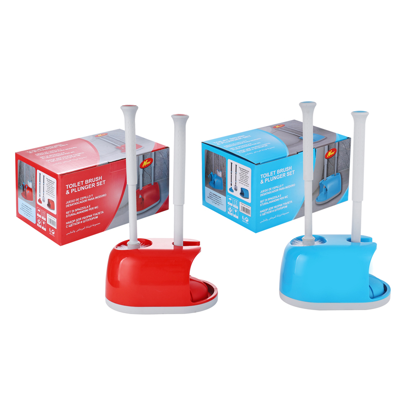 Toilet Brush And Suction Cup Set